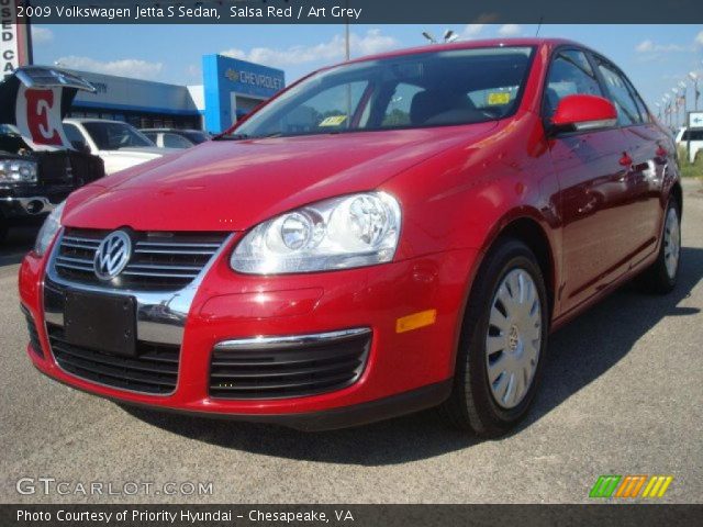 2009 Volkswagen Jetta S Sedan in Salsa Red