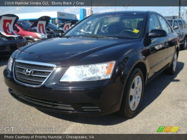 2009 Hyundai Sonata GLS in Ebony Black