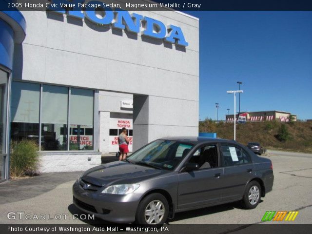 2005 Honda Civic Value Package Sedan in Magnesium Metallic