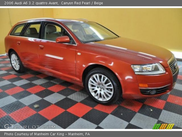 2006 Audi A6 3.2 quattro Avant in Canyon Red Pearl