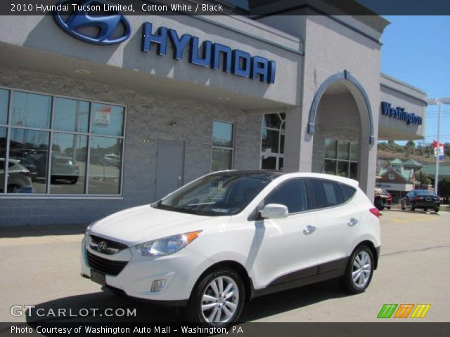 2010 Hyundai Tucson Limited in Cotton White