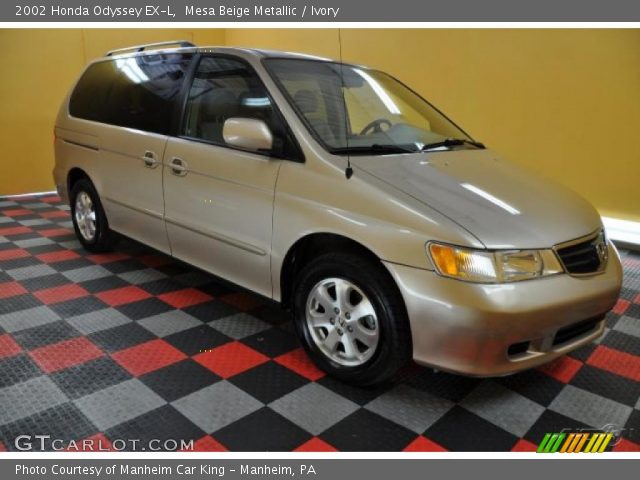2002 Honda Odyssey EX-L in Mesa Beige Metallic