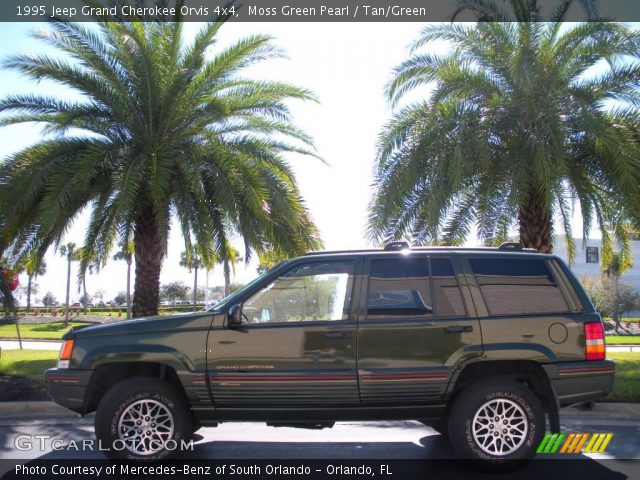 1995 Jeep Grand Cherokee Orvis 4x4 in Moss Green Pearl