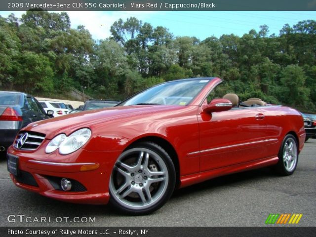 2008 Mercedes-Benz CLK 550 Cabriolet in Mars Red