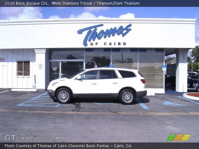 2010 Buick Enclave CXL in White Diamond Tricoat