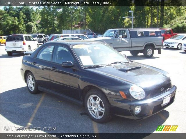 2002 Subaru Impreza WRX Sedan in Midnight Black Pearl