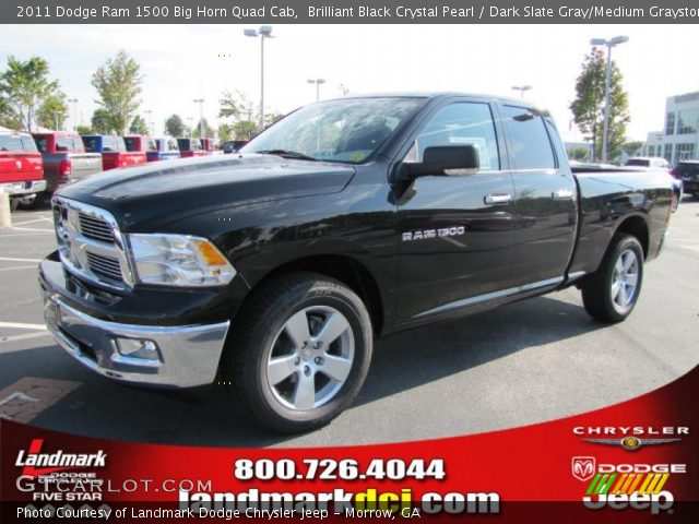 2011 Dodge Ram 1500 Big Horn Quad Cab in Brilliant Black Crystal Pearl