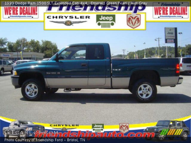 1999 Dodge Ram 1500 SLT Extended Cab 4x4 in Emerald Green Pearl