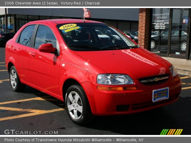 2006 Chevrolet Aveo LS Sedan in Victory Red