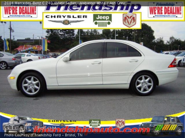 2004 Mercedes-Benz C 240 4Matic Sedan in Alabaster White