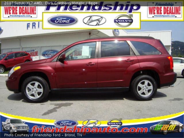 2007 Suzuki XL7 AWD in Dark Cranberry Metallic