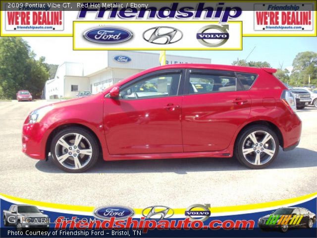 2009 Pontiac Vibe GT in Red Hot Metallic