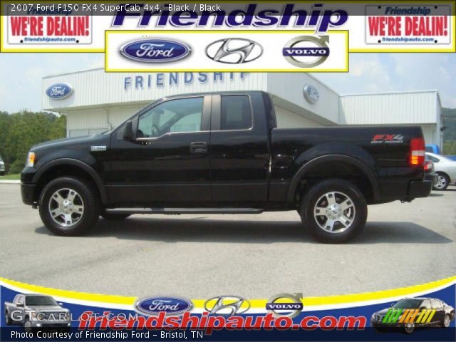 2007 Ford F150 FX4 SuperCab 4x4 in Black