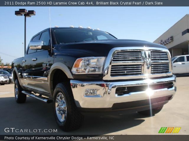 2011 Dodge Ram 2500 HD Laramie Crew Cab 4x4 in Brilliant Black Crystal Pearl