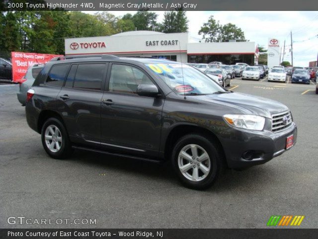 2008 Toyota Highlander 4WD in Magnetic Gray Metallic