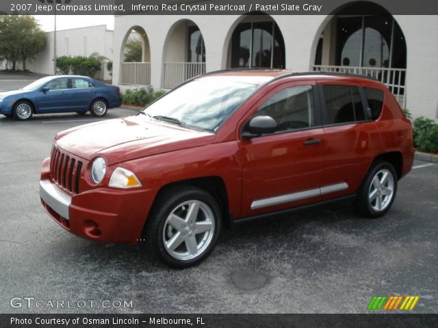 2007 Jeep Compass Limited in Inferno Red Crystal Pearlcoat