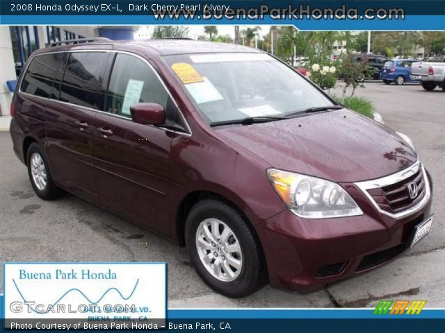 2008 Honda Odyssey EX-L in Dark Cherry Pearl