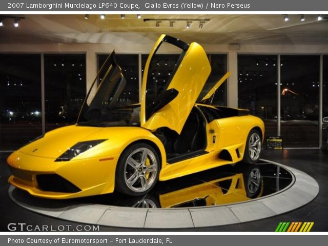 2007 Lamborghini Murcielago LP640 Coupe in Giallo Evros (Yellow)