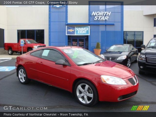 2006 Pontiac G6 GTP Coupe in Crimson Red
