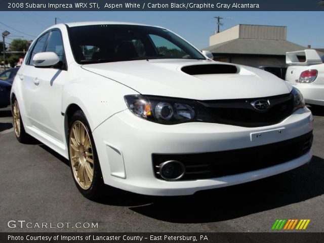 2008 Subaru Impreza WRX STi in Aspen White