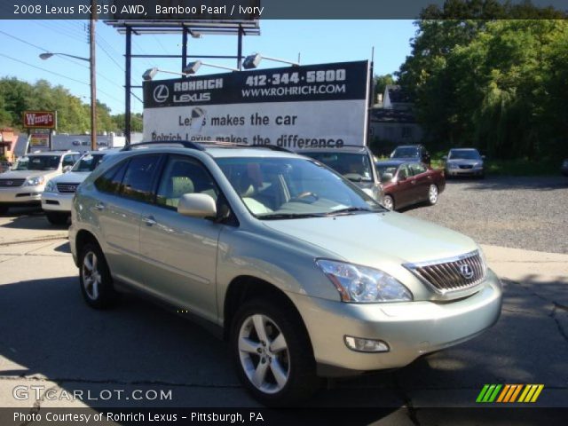 2008 Lexus RX 350 AWD in Bamboo Pearl