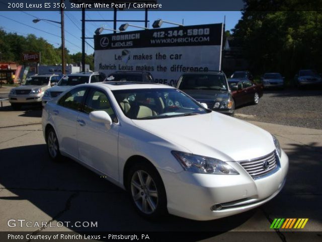2008 Lexus ES 350 in Starfire White Pearl