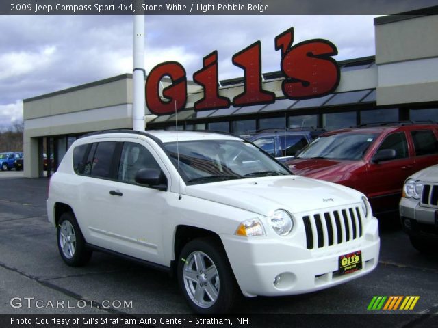 2009 Jeep Compass Sport 4x4 in Stone White
