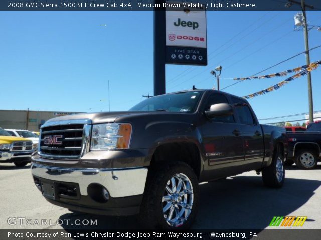 2008 GMC Sierra 1500 SLT Crew Cab 4x4 in Medium Brown Metallic