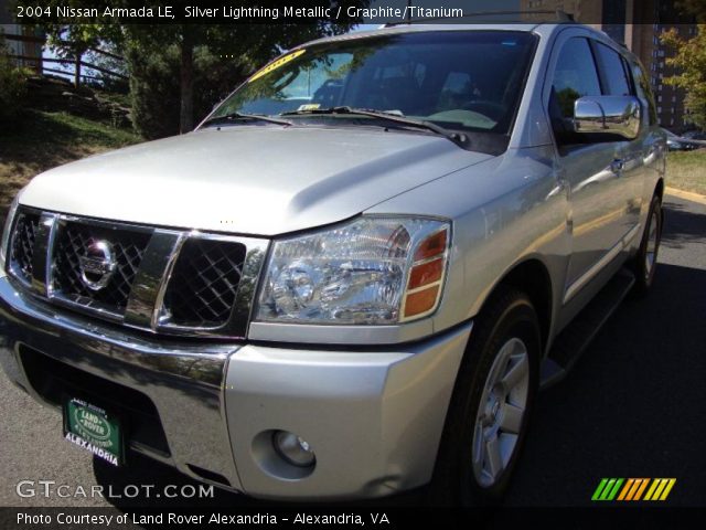 2004 Nissan Armada LE in Silver Lightning Metallic