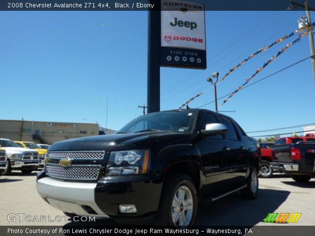 2008 Chevrolet Avalanche Z71 4x4 in Black