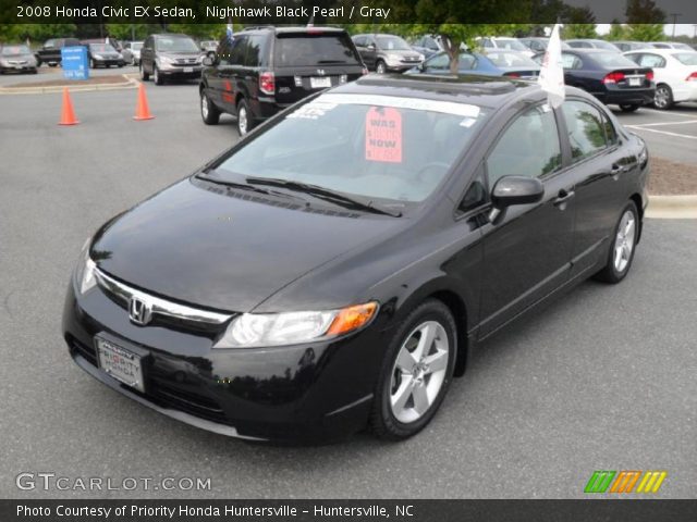 2008 Honda Civic EX Sedan in Nighthawk Black Pearl