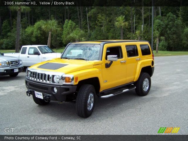 2006 Hummer H3  in Yellow