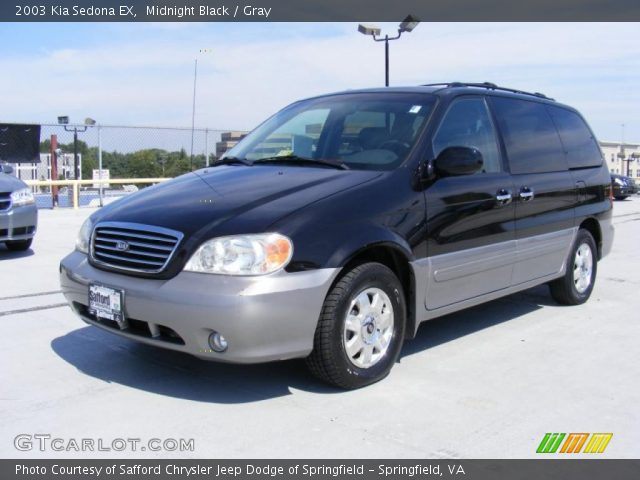 2003 Kia Sedona EX in Midnight Black