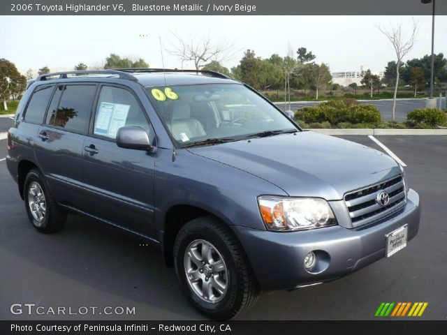 2006 Toyota Highlander V6 in Bluestone Metallic