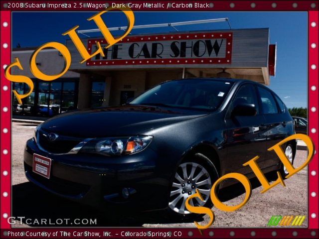 2008 Subaru Impreza 2.5i Wagon in Dark Gray Metallic