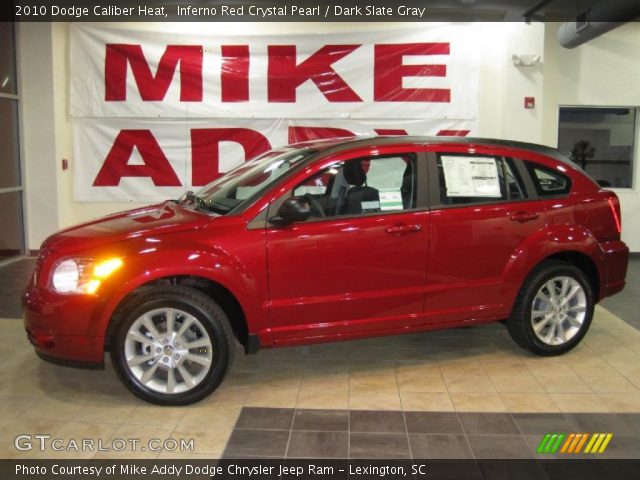 2010 Dodge Caliber Heat in Inferno Red Crystal Pearl
