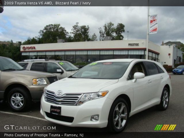 2009 Toyota Venza V6 AWD in Blizzard Pearl