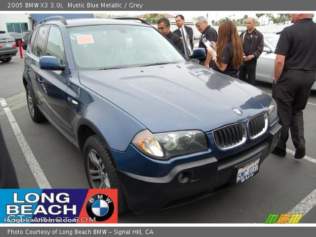 2005 BMW X3 3.0i in Mystic Blue Metallic