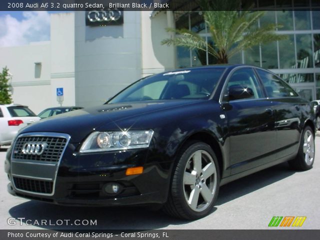 2008 Audi A6 3.2 quattro Sedan in Brilliant Black