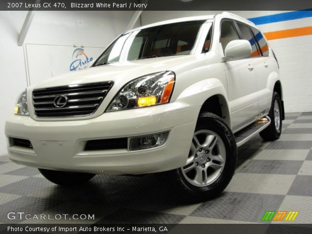 2007 Lexus GX 470 in Blizzard White Pearl