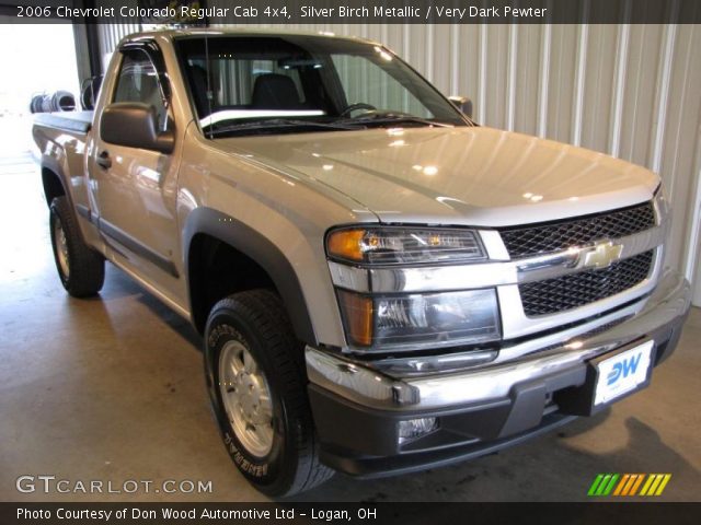 2006 Chevrolet Colorado Regular Cab 4x4 in Silver Birch Metallic
