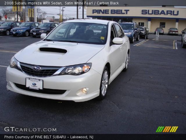 2008 Subaru Impreza WRX Sedan in Satin White Pearl