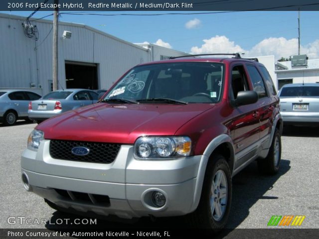 2006 Ford Escape Hybrid in Redfire Metallic