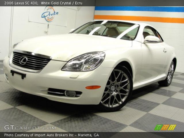 2006 Lexus SC 430 in White Gold Crystal