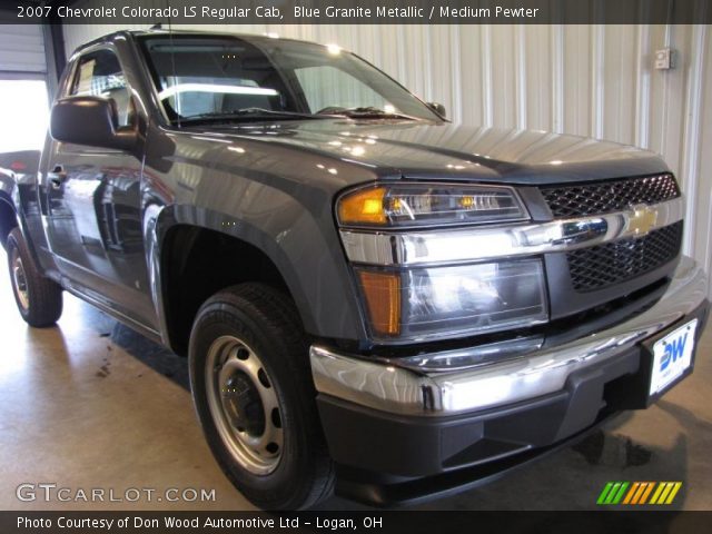 2007 Chevrolet Colorado LS Regular Cab in Blue Granite Metallic