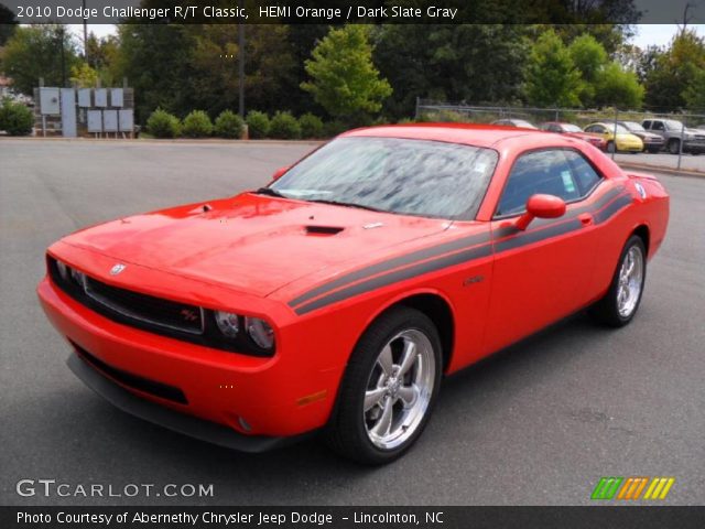 2010 Dodge Challenger R/T Classic in HEMI Orange