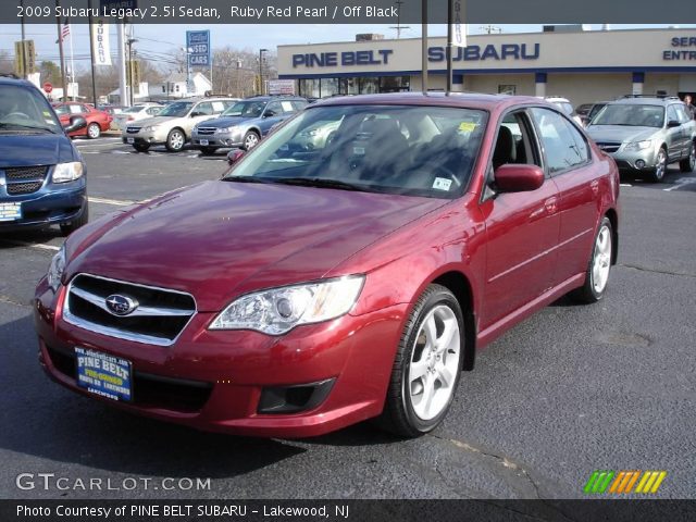 2009 Subaru Legacy 2.5i Sedan in Ruby Red Pearl