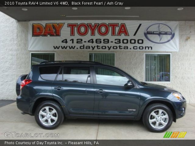 2010 Toyota RAV4 Limited V6 4WD in Black Forest Pearl