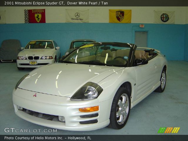 2001 Mitsubishi Eclipse Spyder GT in Dover White Pearl