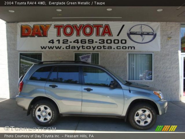 2004 Toyota RAV4 4WD in Everglade Green Metallic